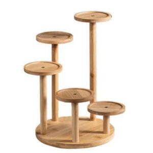 Modern Plant Stand - Bamboo